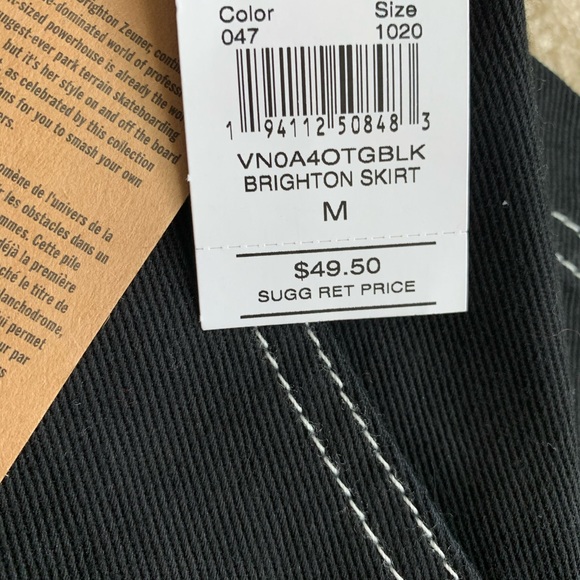 Vans Brighton embroidered denim skirt - Picture 8 of 10